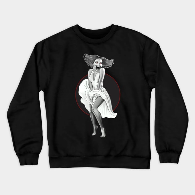 Amy Vamp Throwback Crewneck Sweatshirt by ibtrav